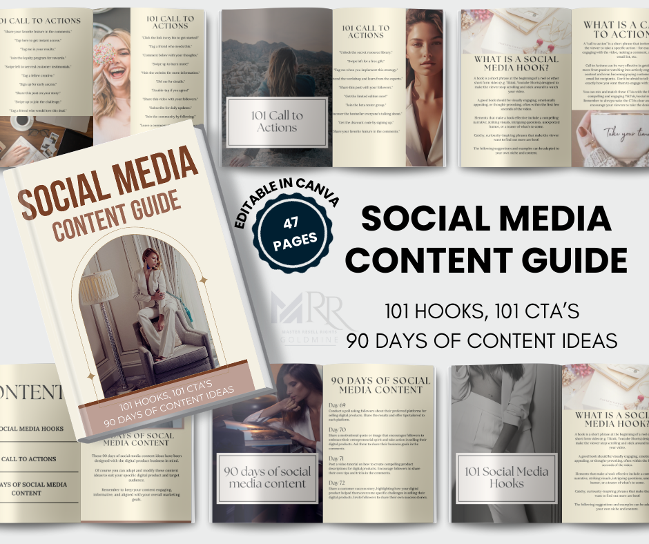 Social Media Content Guide | Turn Your Social Media Into an Income Source