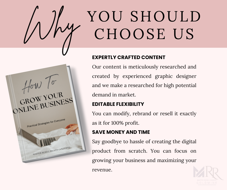 How To Grow Your Online Business ebook with MRR