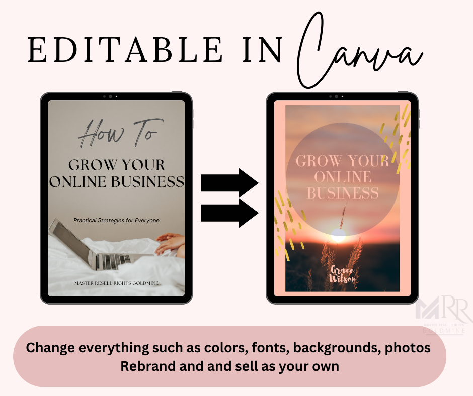 How To Grow Your Online Business ebook with MRR