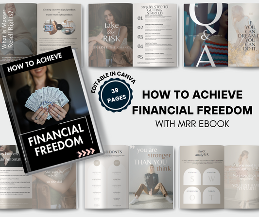 How To Achieve Financial Freedom With Master Resell Rights