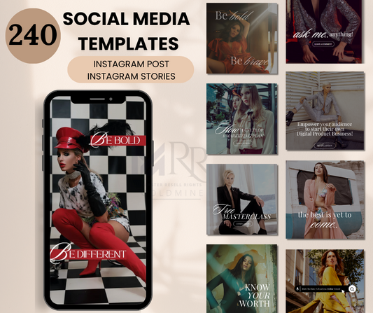 240 Millie Bold & Luxury Social Media Instagram Post And Stories - Cover